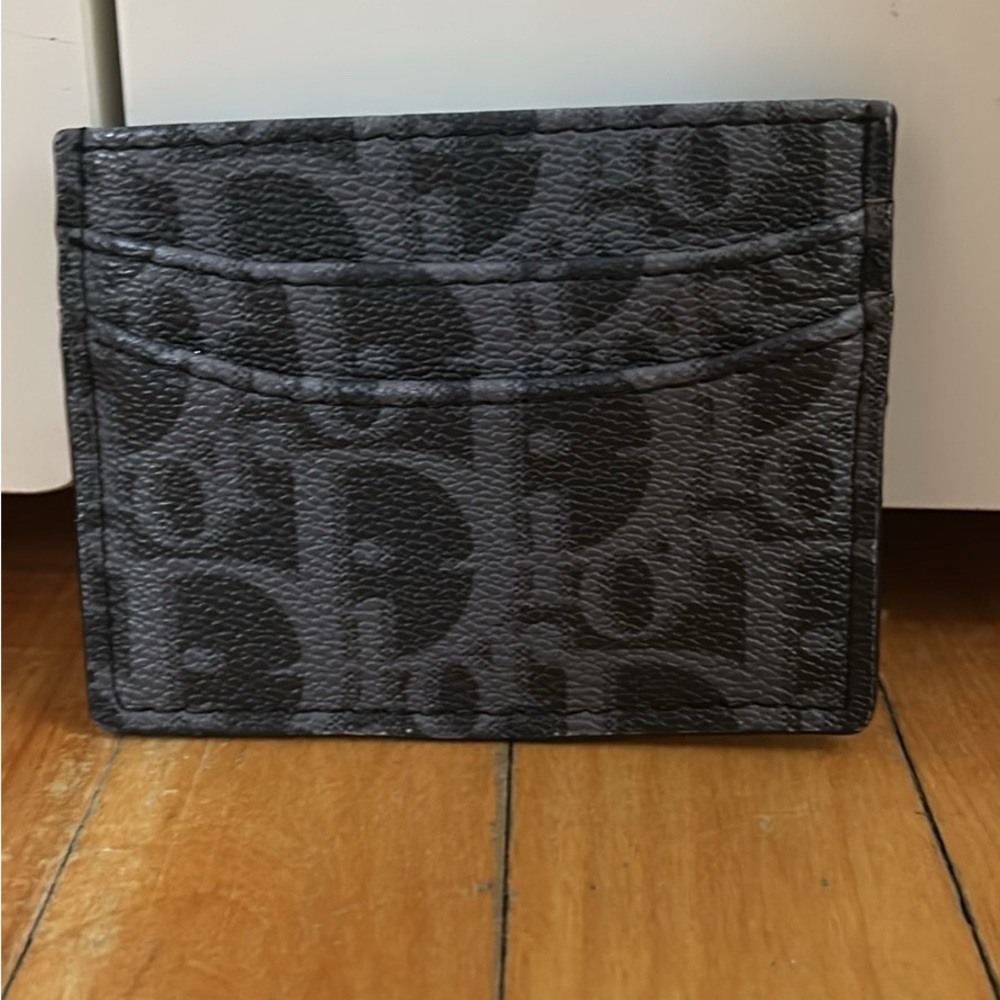 Dior Monogram Black Card Holder